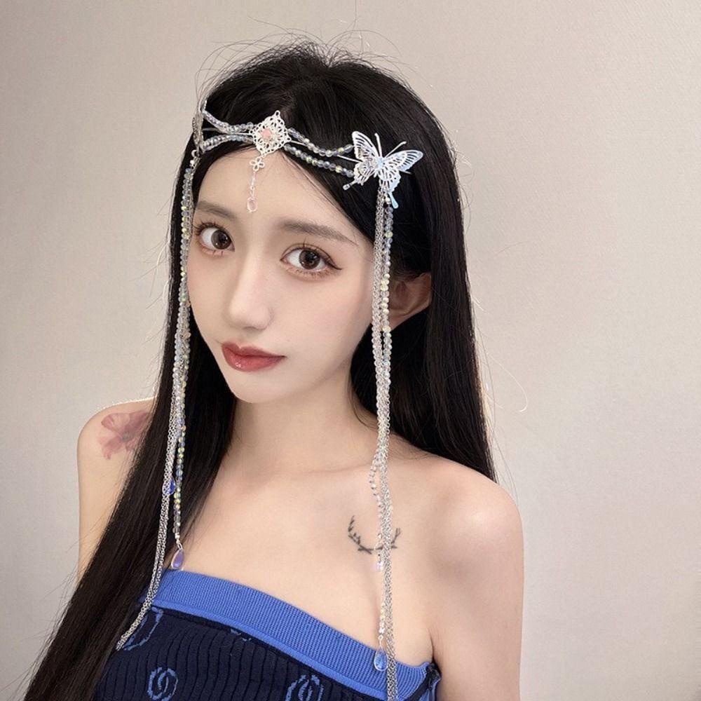 Mạng Che Mặt Tua Rua Bướm Phụ Kiện Chụp Ảnh Hóa Trang VANES1