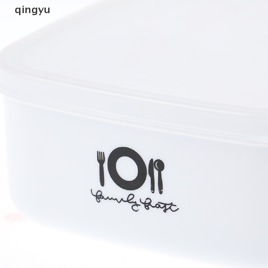 Qingyu Hộp Nhựa Đựng Cơm Trưa Hình Chữ Nhật Cỡ Vừa / Lớn Có Thể Bỏ Lò Vi Sóng