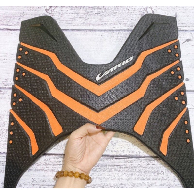 Thảm lót chân, thảm để chân xe Vario 125/150 đời 2018-2020 siêu đẹp, mẫu sọc indo , siêu dày