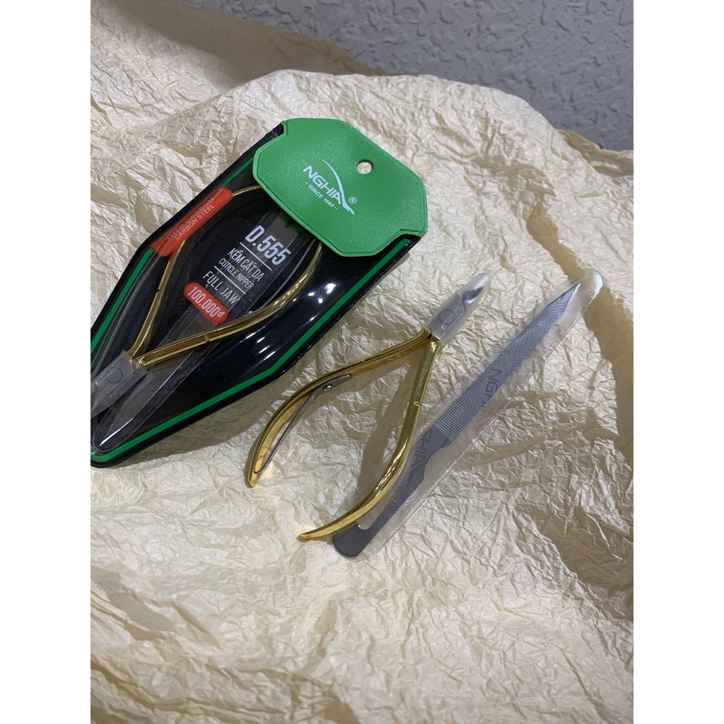 Kìm nhặt da chính hãng siêu bén bền Nghĩa