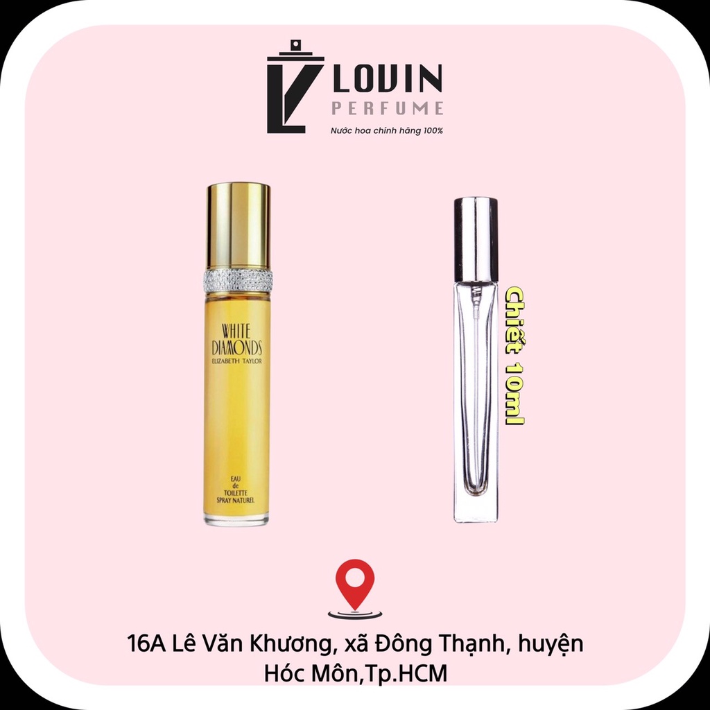 Nước hoa White Diamonds Elizabeth Taylor EDT Chiết 5ml, 10ml