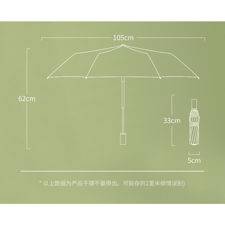 Xiaomi Dù Gấp Tự Động 10K Chống Mưa Nắng Tiện Dụng