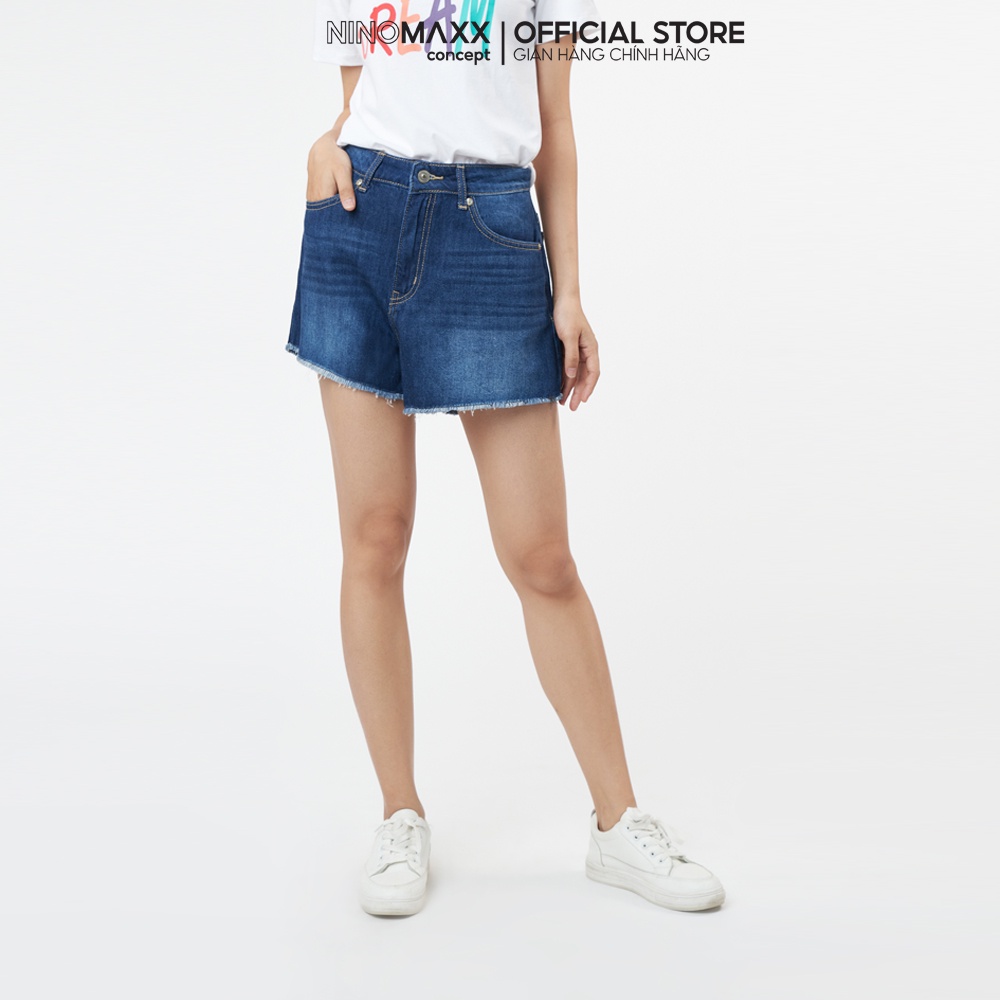 NINOMAXX Quần short Jean Nữ Cotton 2104047