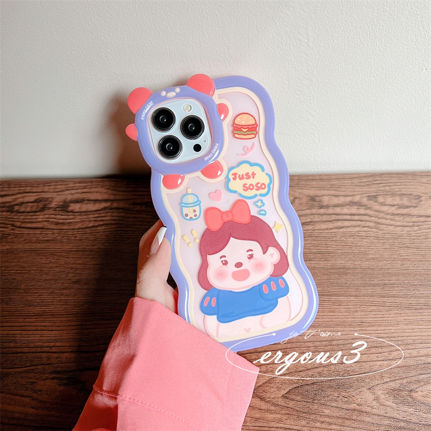 Ốp Điện Thoại Họa Tiết Hoạt Hình Công Chúa Dễ Thương Cho iPhone 14 13 12 11 Pro Max 8 7 Plus X Xs SE2020 Xr Xs Max 6 6s Plus