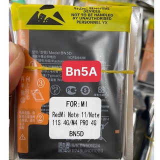 Pin xiaomi redmi bn5d/pin redmi note 11/note 11s dung lượng 5000mah hàng zin nhập khẩu bảo hành 6 tháng