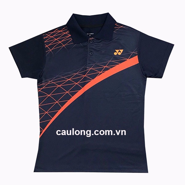 Áo Cầu Lông Nữ Cổ Bâu Yonex 7807B Xanh Đen