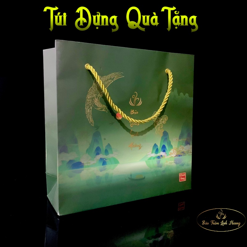 Túi Xách Giấy Đựng Quà Tặng Trầm Hương Cao Cấp Chính Hãng Nhiều Kích Thước Sang Trọng Tặng Sinh Nhật Sếp , Người Thân