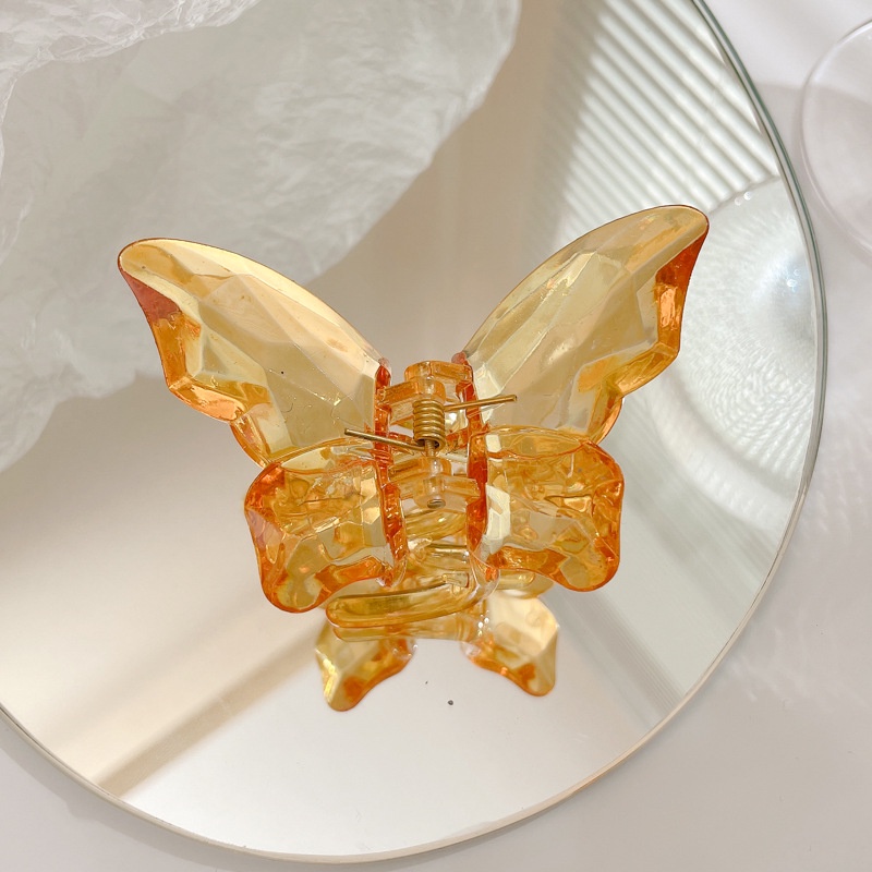 Kẹp Tóc Cá Mập Bằng Acrylic Trong Suốt Thời Trang Cho Nữ