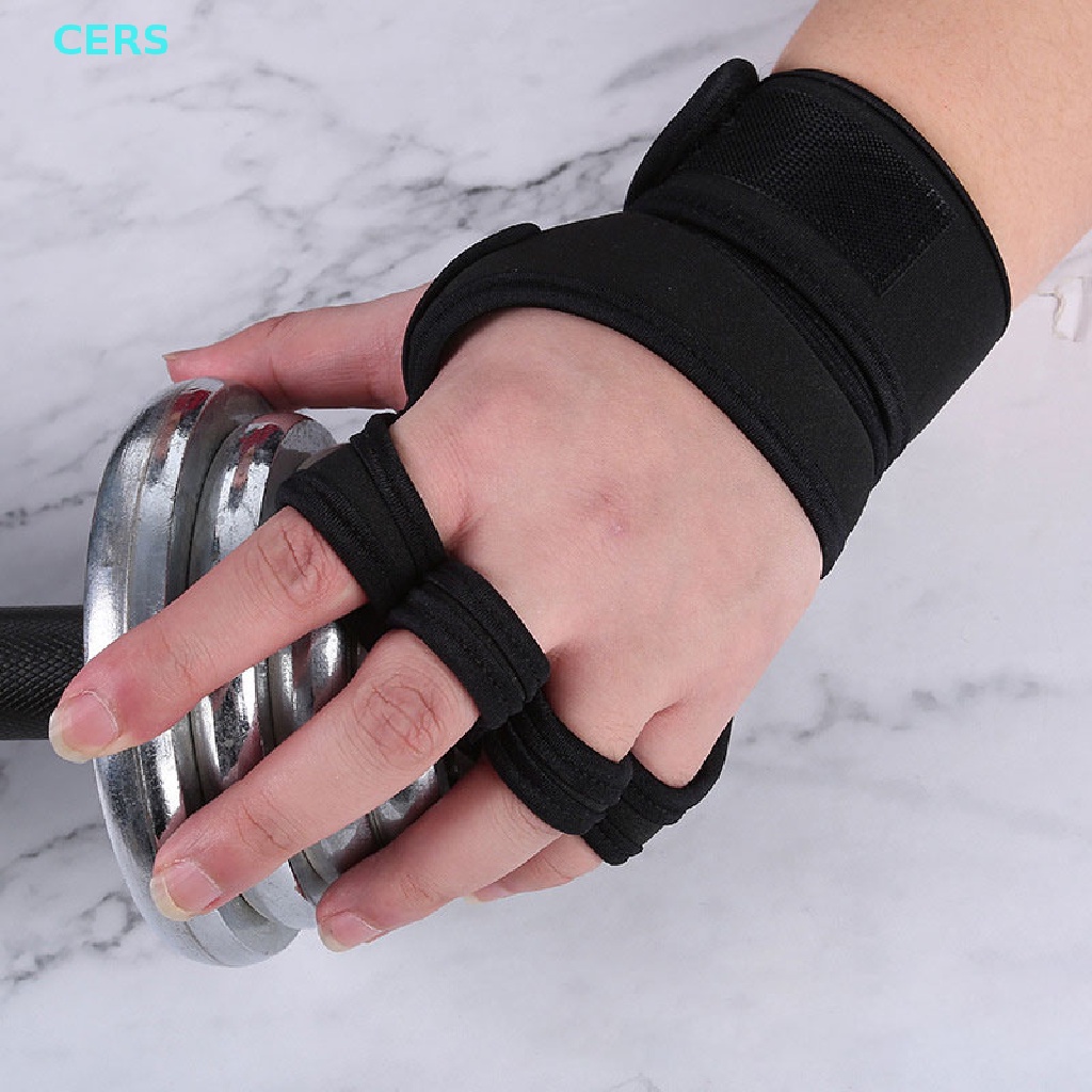 CE Weight Lifg Gloves Training Gym Grips Fitness Glove Men Crossfit Bodybuilding RS