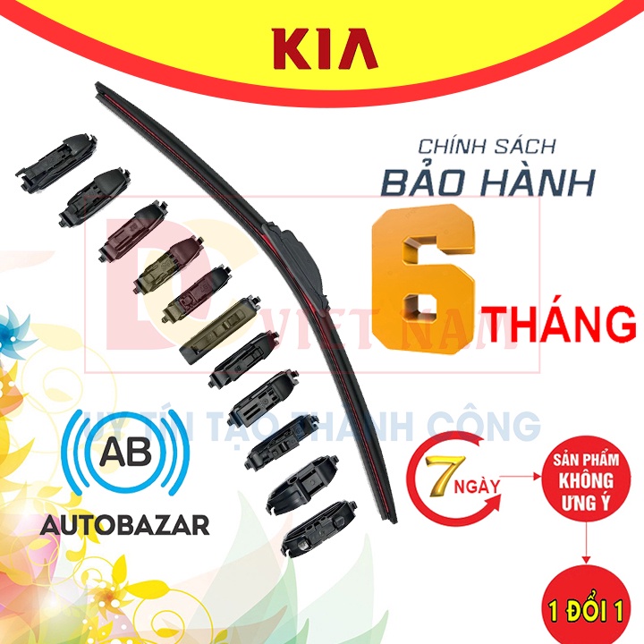 Thanh gạt nước mưa ô tô công nghệ Đức Nano Plus, dành cho các dòng xe của hãng KIA - BẢO HÀNH 6 THÁNG