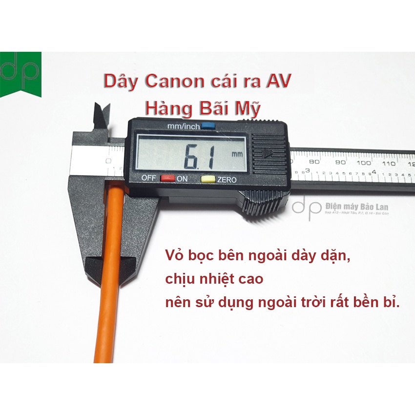 Dây Canon cái ra Av, Dây Canon cái ra bông sen  Chống nhiễu cao cấp - Hàng Bãi Mỹ