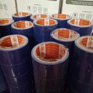 1 lốc (8 cuộn) băng dính xanh dán gáy rộng 3,5cm, dài 9m