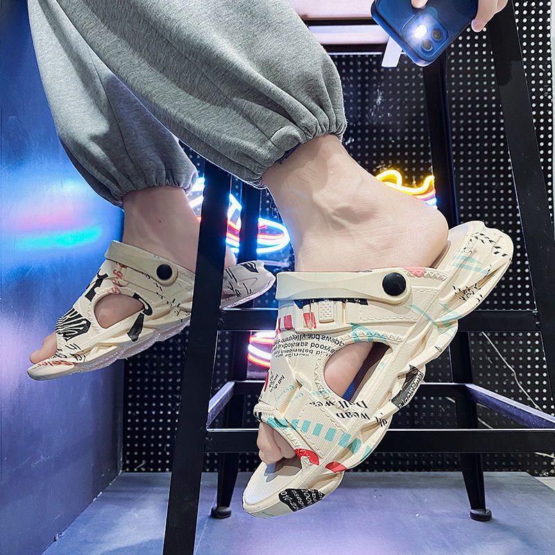 Dép Sandal Đi Biển Chống Trượt Hai Cách Dùng Thời Trang Thể Thao Ngoài Trời Dành Cho Nam