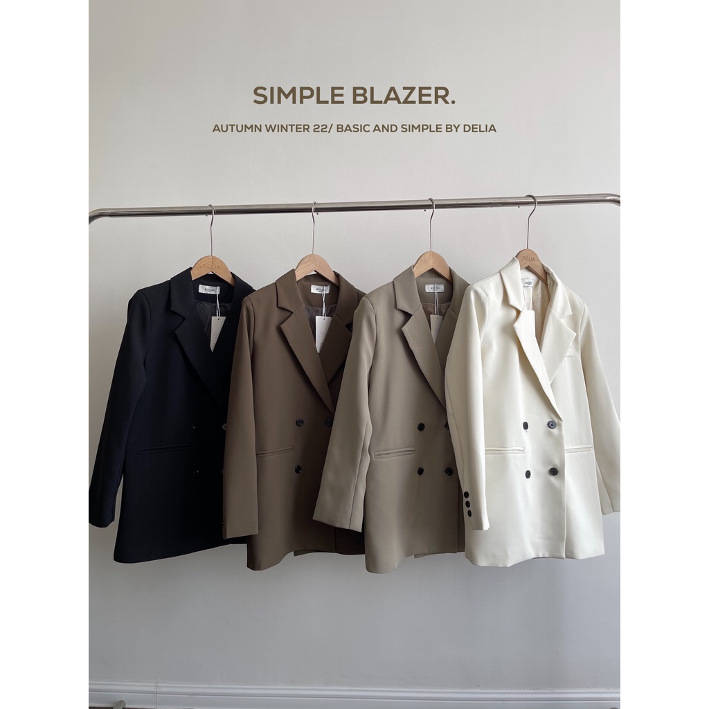 6602 ÁO BLAZER 4 CÚC 2 TÚI CUT BÊN