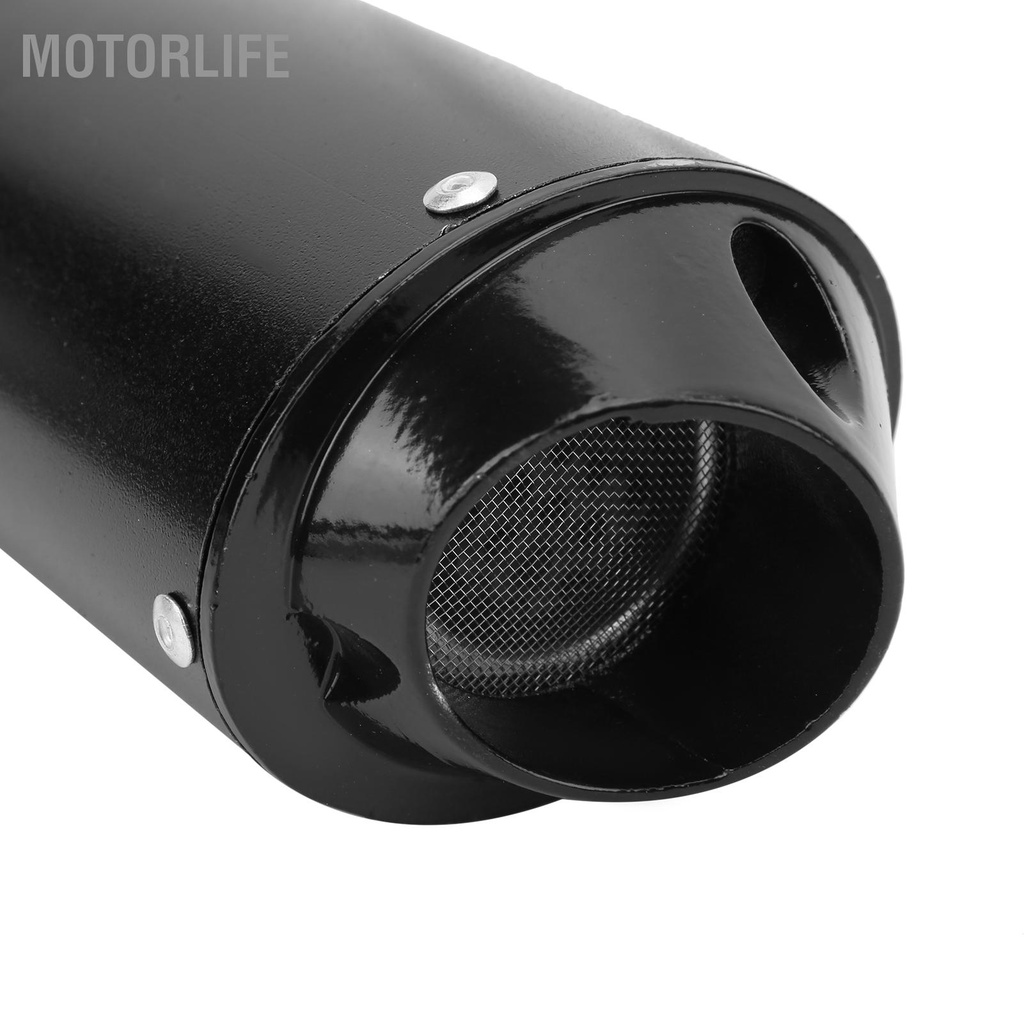 Motorlife 32Mm/1.3in Ống Xả Bịt Hãm Thanh Đen Cho 90cc 110cc 125cc 150cc 160cc ATV Hố Xe Đạp Máy