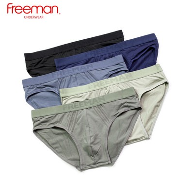 Combo 5 Quần lót nam Freeman chất liệu cotton thấm hút mồ hôi và co giãn thoải mái 6049