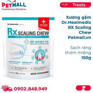 Xương gặm Dr.Healmedix RX Scalling Chew 150g - Sạch răng thơm miệng Petmall