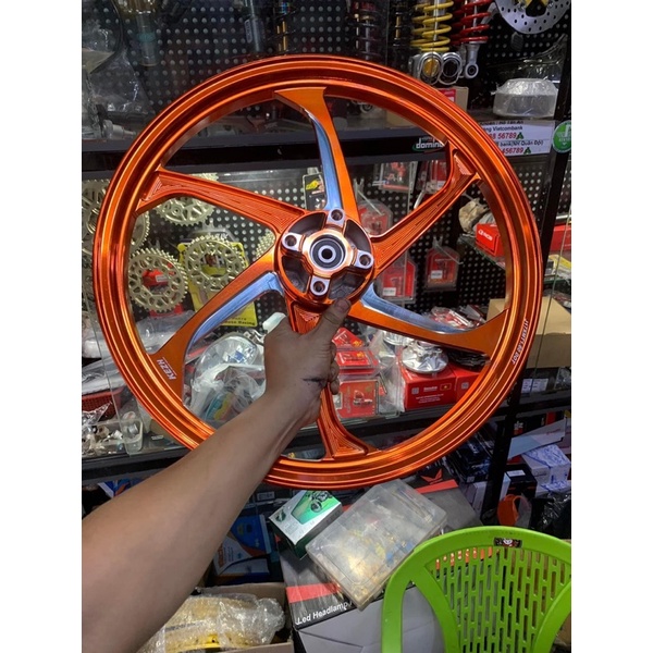 MÂM ĐÚC YAZ CNC KEZH MODEL(YAZ)-EX150/155. Bản mâm 1.6-1.6