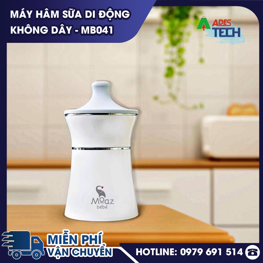 MÁY HÂM SỮA DI ĐỘNG KHÔNG DÂY - MB041 - Bảo hành chính hãng