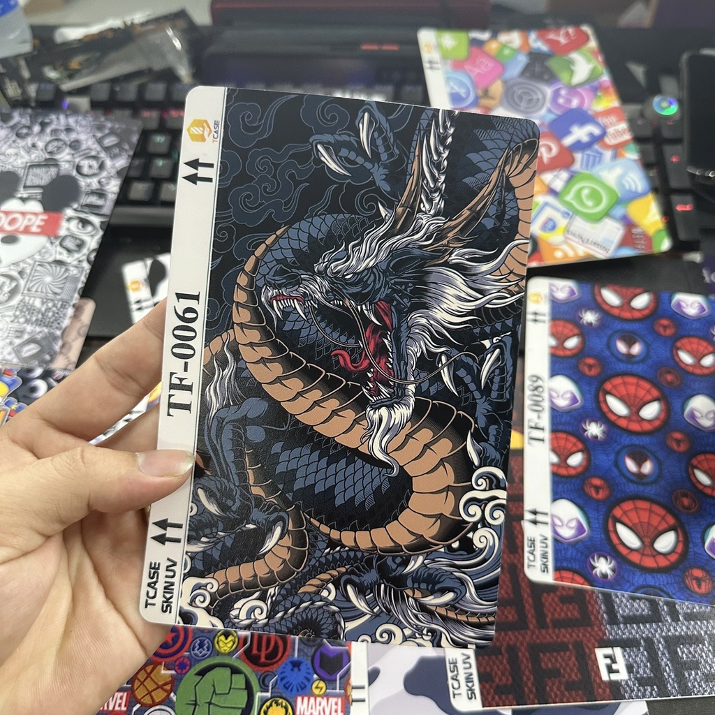 Skin PPF in hình 3D kích thước 8 inch dành cho máy cắt CNC dao và máy cắt Lazer F6