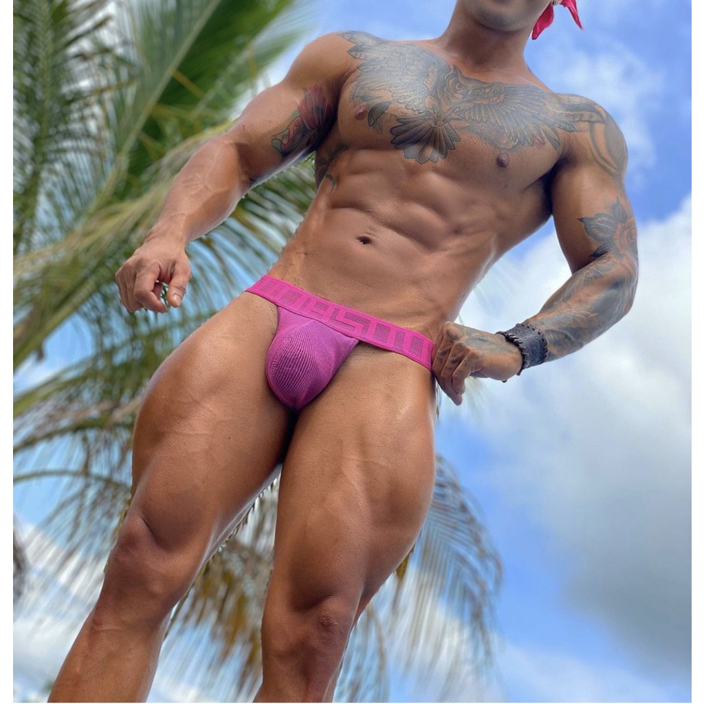 ORLVS Quần Lót Thể Thao Cotton Lưng Thấp Thoáng Khí Nhanh Khô Quyến Rũ Cho Nam BS3125