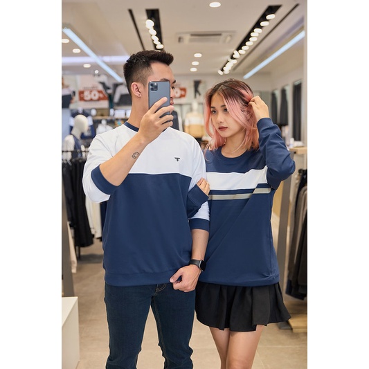 Áo nỉ nam TORANO dài tay can phối, Chất Nỉ Đẹp Không Bai Xù, Giữ ấm, Bền Màu DWTW017