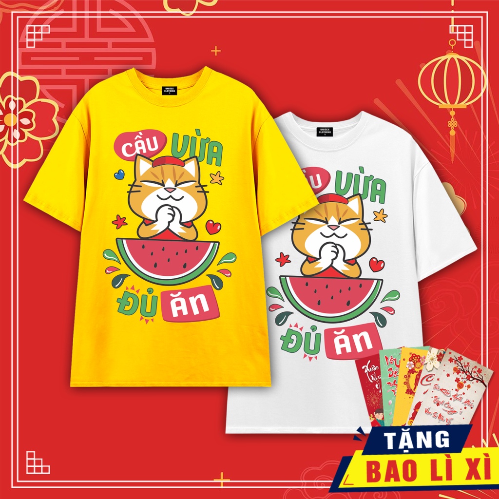 ÁO THUN TẾT 2023 - CẦU VỪA ĐỦ ĂN