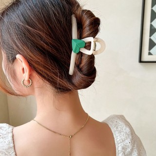 Kẹp tóc , gấp tóc 11cm hình tim mờ love