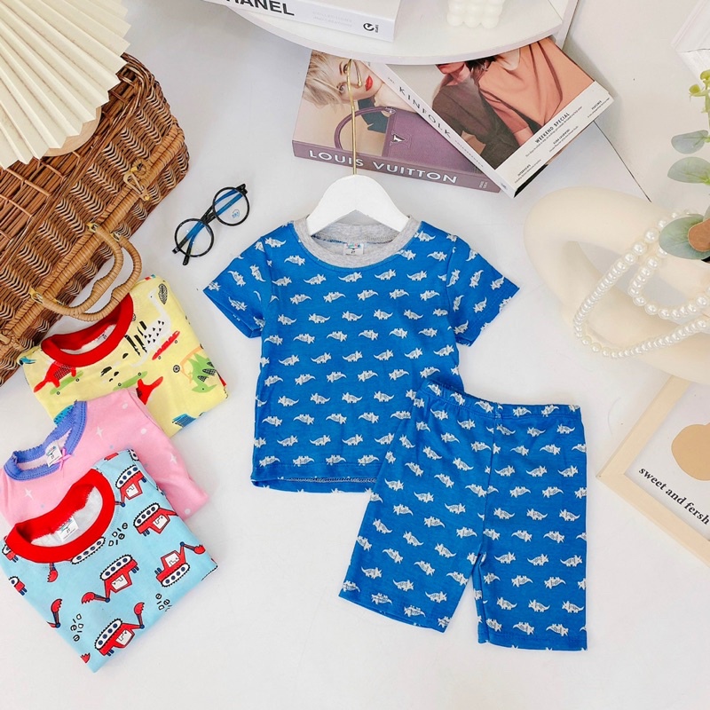 Bộ bozip ba lỗ  xuất dư loại 1 cho bé trai và gái