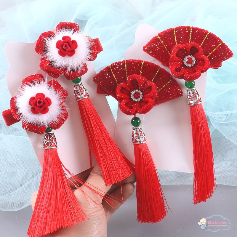 Kẹp Tóc Hình Năm Mới Ngọt Ngào Cho Bé Gái