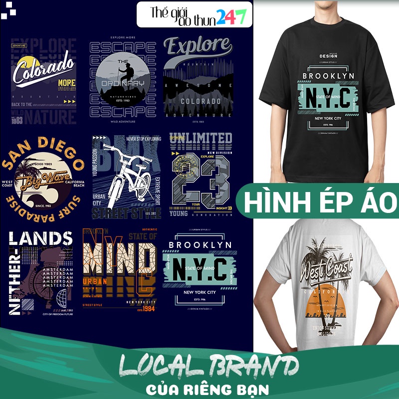 Hình ủi áo thun mỹ American_1 ủi bằng bàn là ,bàn ủi