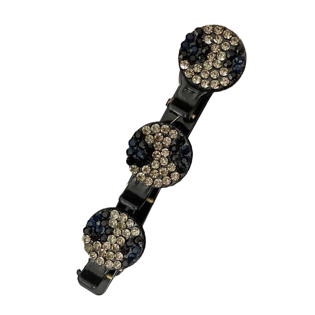 Kẹp Tóc Bện Đính Đá Lấp Lánh T9B1