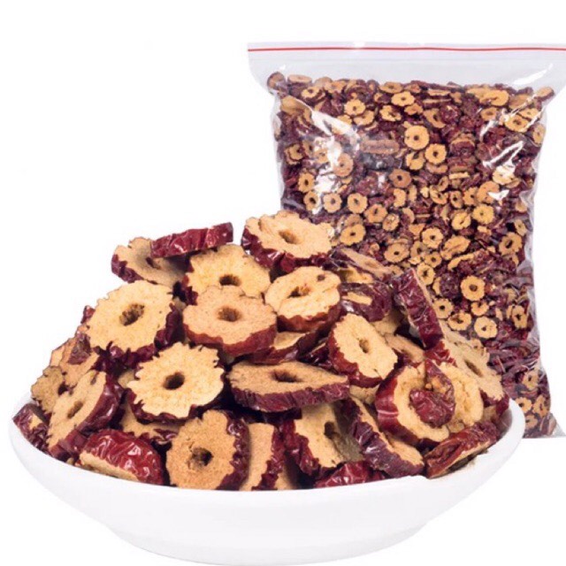 Táo đỏ thái lát 500g  - Táo pha trà