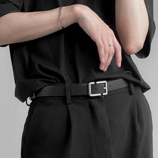 Thắt Lưng Dây Nịt Nam Nữ Cao Cấp Bản Nhỏ BBelt Mặt Chữ B Unisex Dây Lưng Da PU Hàn Quốc