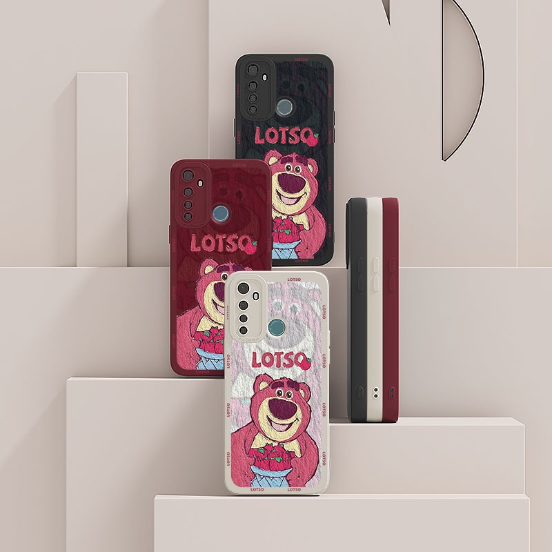 Ốp Điện Thoại Hình Lotso Dễ Thương Cho Realme C21Y C12 C31 C35 C30 C15 C25 C25s C25Y C11 C20 C20A C3 6i 5 5i 8 Pro