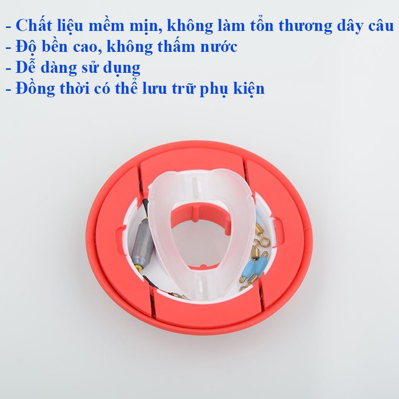 Trục Câu Cá Silicon Cuốn Thẻo Chuyên Dụng Câu Đài , Câu Đơn Đồ Câu Văn Chương