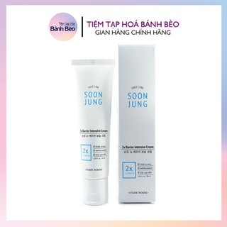 Kem dưỡng cho da khô nhạy cảm tăng cường hàng rào bảo vệ da Etude House SOON JUNG 2X Barrier Intensive Cream 60ml