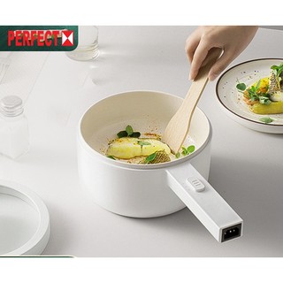 Nồi hấp điện lẩu điện Perfect PF-M3 tay cầm dài đa năng nhỏ chống dính điều chỉnh nhiệt độ hai tốc độ bếp nấu