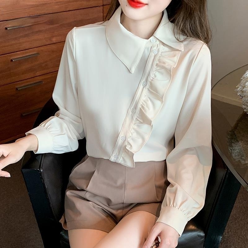 Áo Sơ Mi Nữ Tay Dài Dáng Rộng Thời Trang