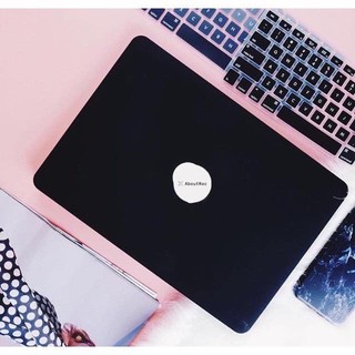 COMBO Case ,Ốp + Phủ Phím Mácbook Đen (Tặng Kèm Nút Chống Bụi + Bộ kẹp chống gãy sạc)