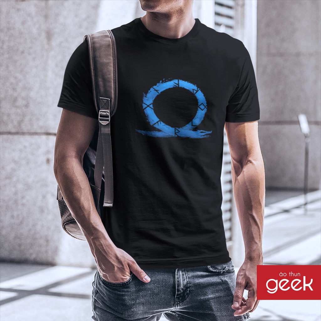 Áo thun hình God of War - Ragnarok 02, vải 100% Cotton dày, siêu mịn.