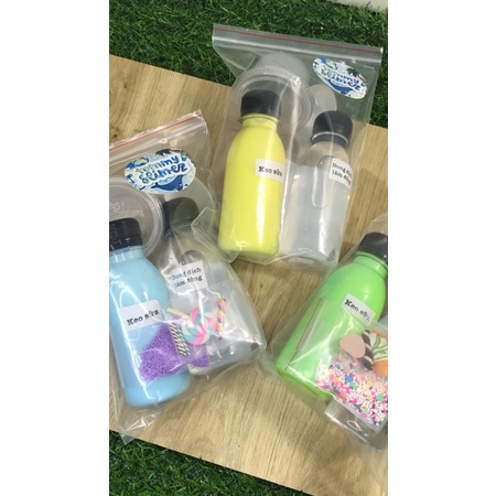 BỘ KIT LÀM SLIME MINI - đồ chơi slime, đồ chơi chất dẻo, đồ chơi sáng tạo