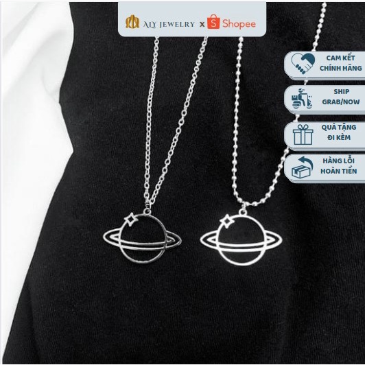 Vòng cổ dây chuyền đôi hình cầu ngôi sao - ALY Jewelry