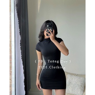 Đầm ôm body thun gân tm029