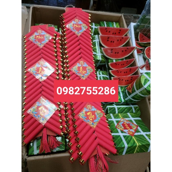 dây pháo giấy trang trí Tết [100 cm]