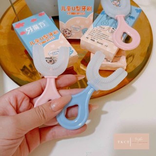 Bàn chải đánh răng chữ u cho bé tập thói quen đánh răng