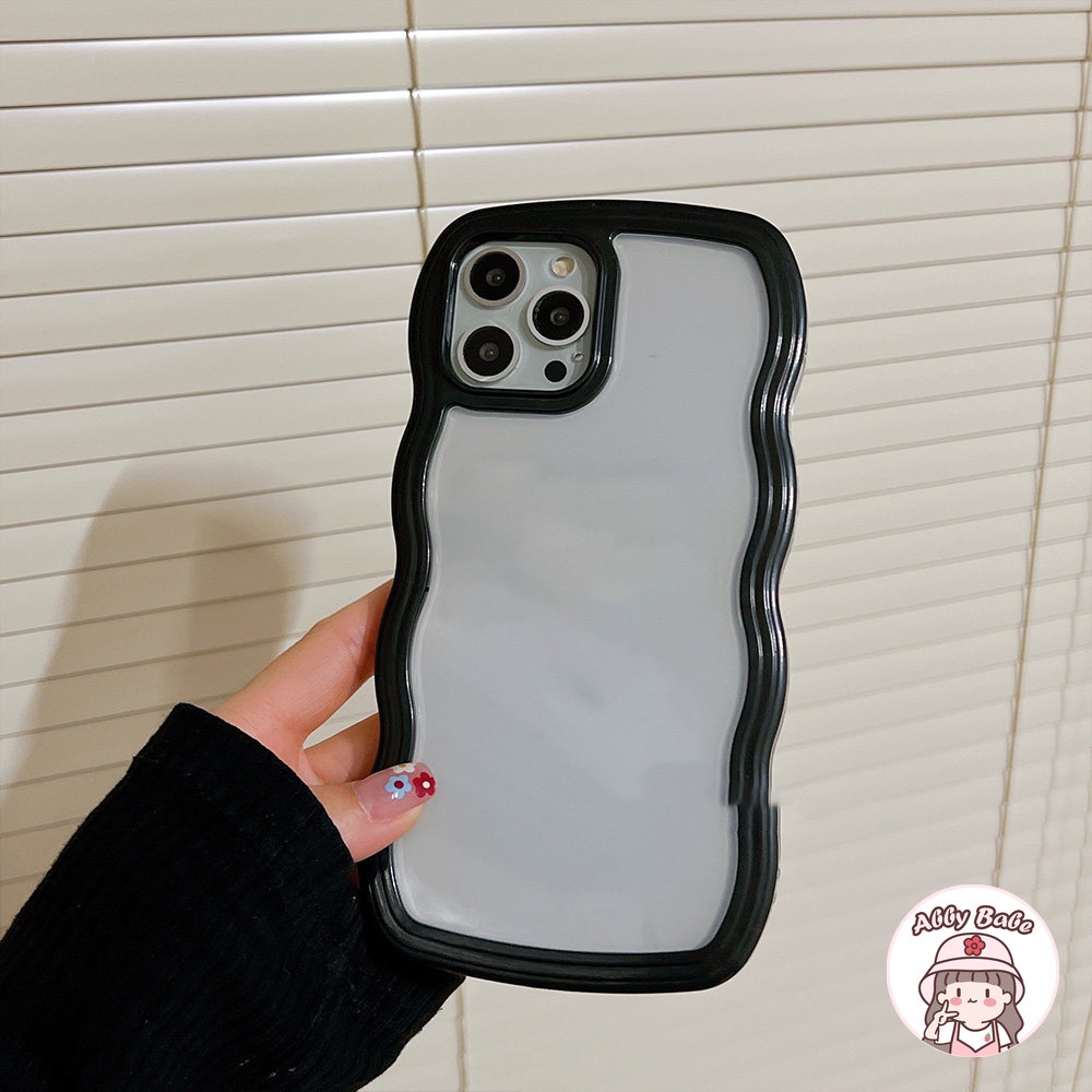 Ốp Điện Thoại TPU Mềm Mỏng Chống Sốc Họa Tiết Gợn Sóng Đơn Giản Cho IPhone 14 Pro Max 11 7Plus 13 12 11 Pro Max X XS XR