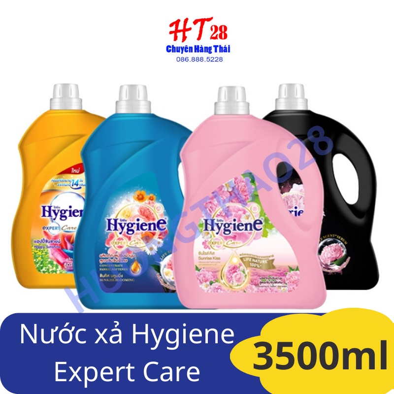 Nước Xả Vải Hygiene Expert Care Thái Lan Can 3500ml Đậm Đặc Siêu Thơm