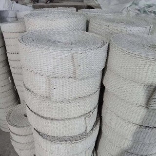 Vải Amiang cuốn pô chống cháy chịu nhiệt  khổ 50mm, 100mm