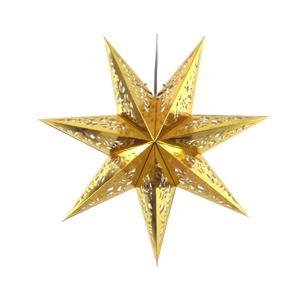 KUNHEV Chụp Đèn Bằng Giấy Hình Ngôi Sao Trang Trí Giáng Sinh / Quán Bar Mẫu